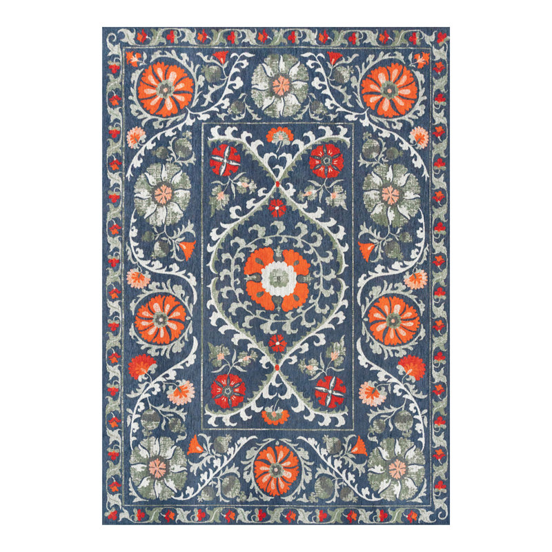 Antiquarian Suzani Nordic Recycled P.E.T Area Rug, Rectangle 280 x 390 cm
