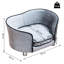 Earlene Dog Sofa in Light Grey