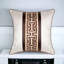 Housse de coussin réversible géométrique en chenille