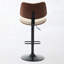 Tabourets de bar rembourrés réglables Mid-Century-878388383-878388378