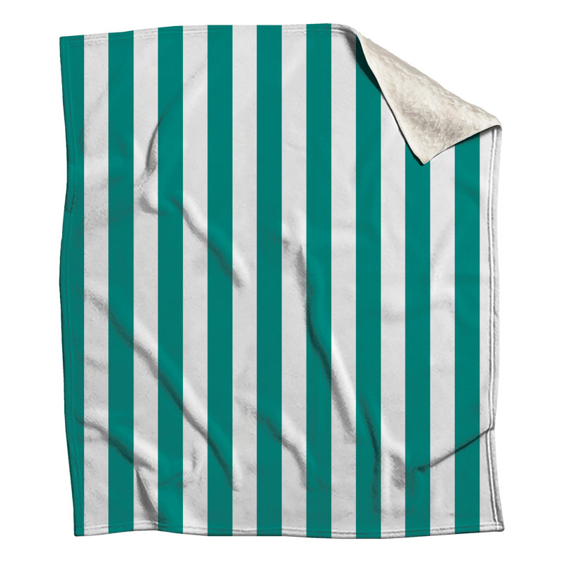 Vertical Striped Pattern Blankets, L 50 po x H 60 po