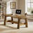 70.47'' Executive Computer Desk, Farmhouse Home Office Desk With Large Tabletop