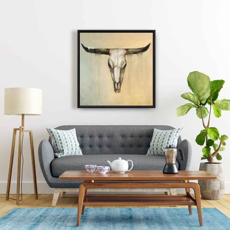 «Bull Skull», H 24 po x l 24 po