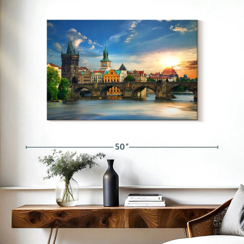Lilie Charles Bridge, 26" H x 39" W