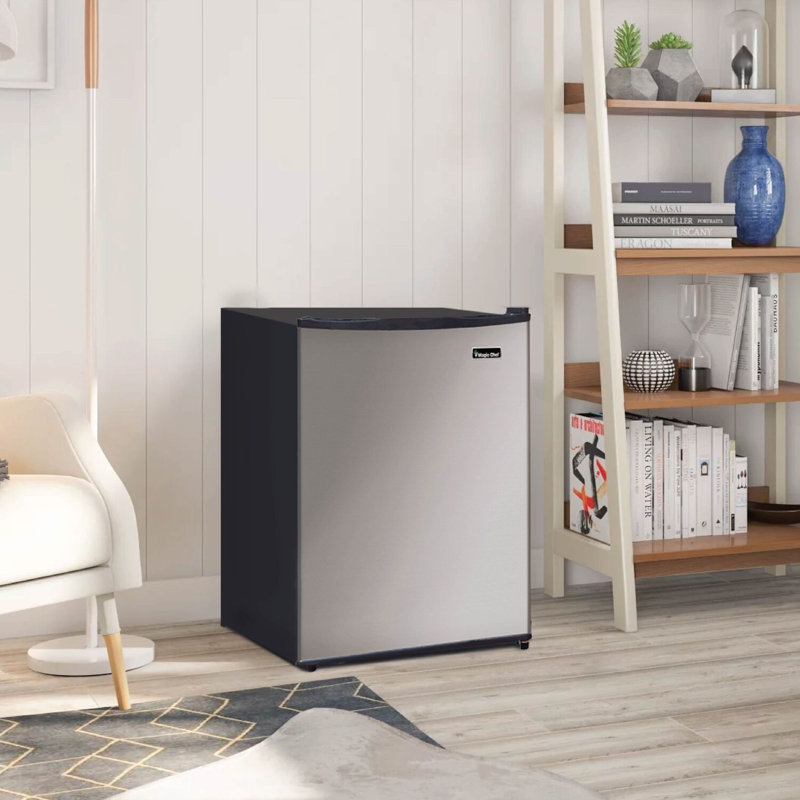 Magic Chef 2.4 Cu. Ft. Stainless Steel Compact Refrigerator