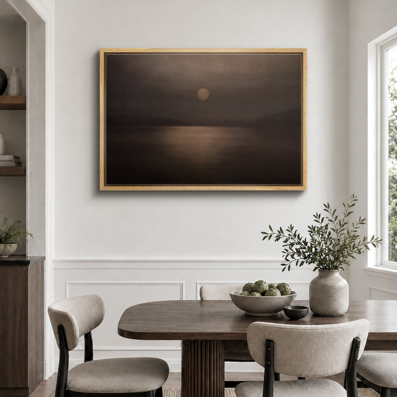 Impression sur toile Shine, Impression encadrée flottante sans passe-partout, H 24 po x l 36 po, Natural