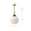 Luminaire suspendu simple Copperfield-66310640-66310642