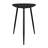 Xander Black Triangular Solid Wood End Table