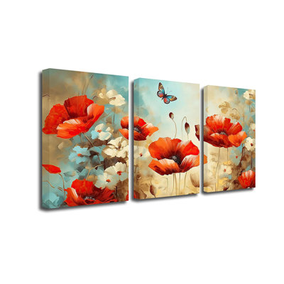 3 Piece Wrapped Canvas Print