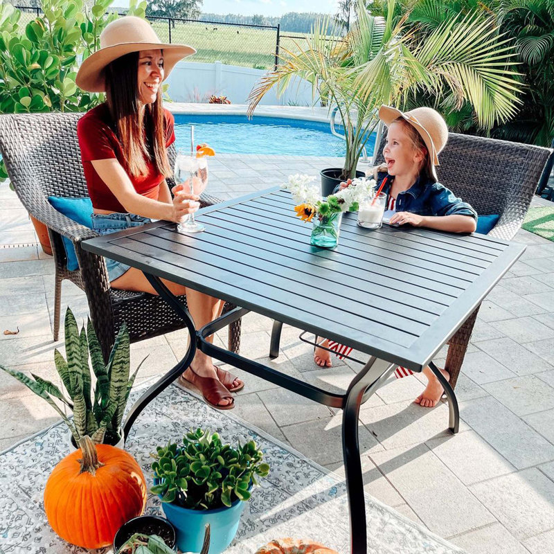 37" Square Outdoor Dining Table