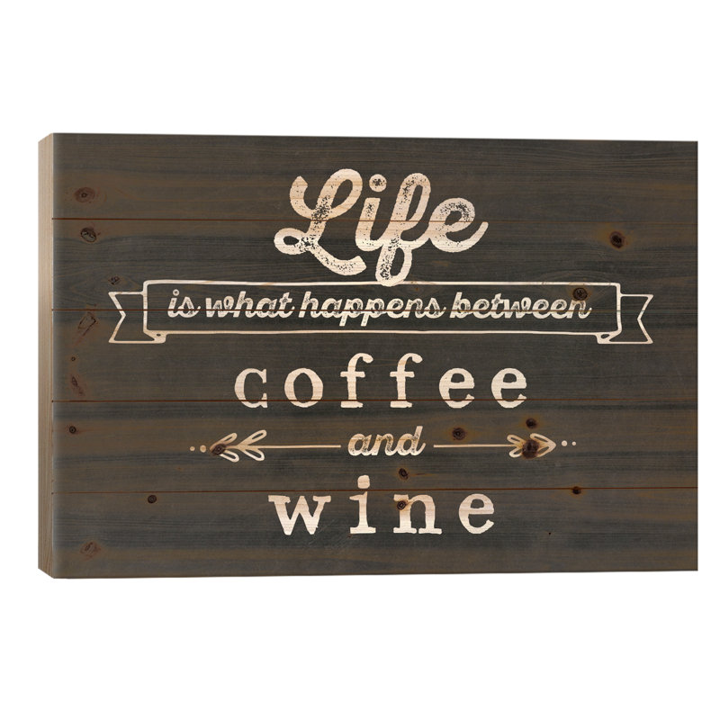Café et vin, L 40 po x H 26 po