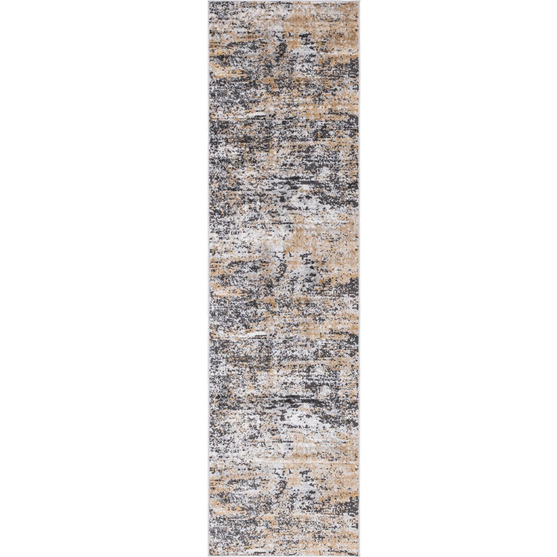Abstract Indoor Rug, Runner 2'7" x 10'