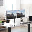 Hauteur de rotation du bureau 27 po