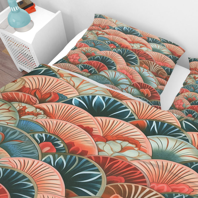 Polyester Abstract Duvet Cover Set, Twin Duvet Cover + 1 Queen Pillowcase