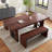 3-Piece Dining Table Set For 6-8 People, 70.8'' Rectangle Kitchen Table With 2 Benches For Breakfast Nook, Dining Room Furniture-1375393461