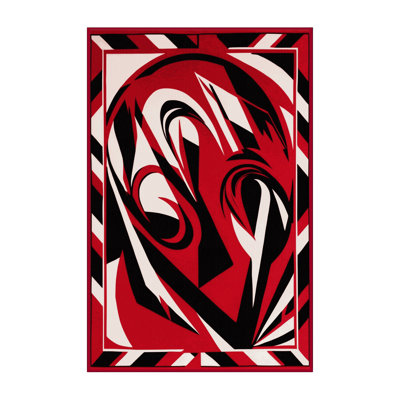 Scarlet Tempest Rug