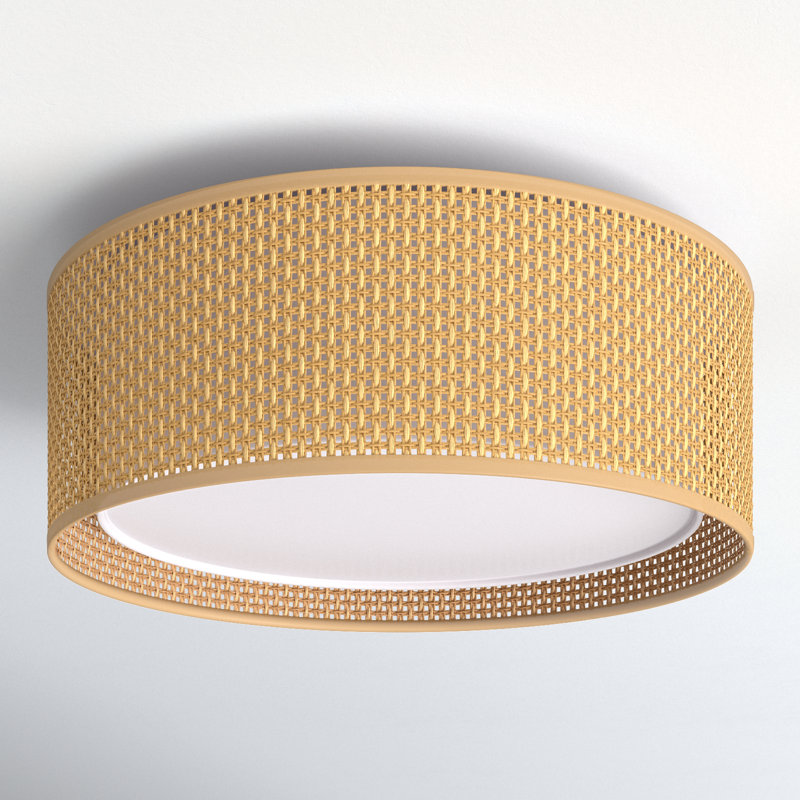 Sariah 20 in. 5 Light Indoor Flush Mount, Cream