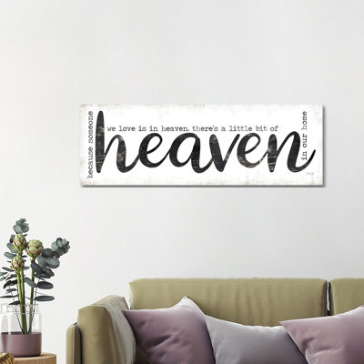 Heaven In Our Home by Marla Rae - Panoramic Print on Canvas