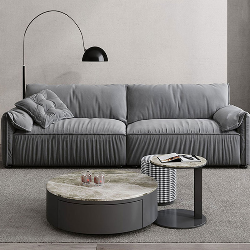 Canapé modulaire gris 94,49 po, 94.49"*39.37*31.5"