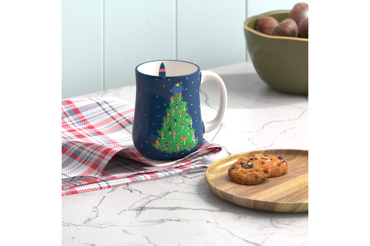 festive christmas mug