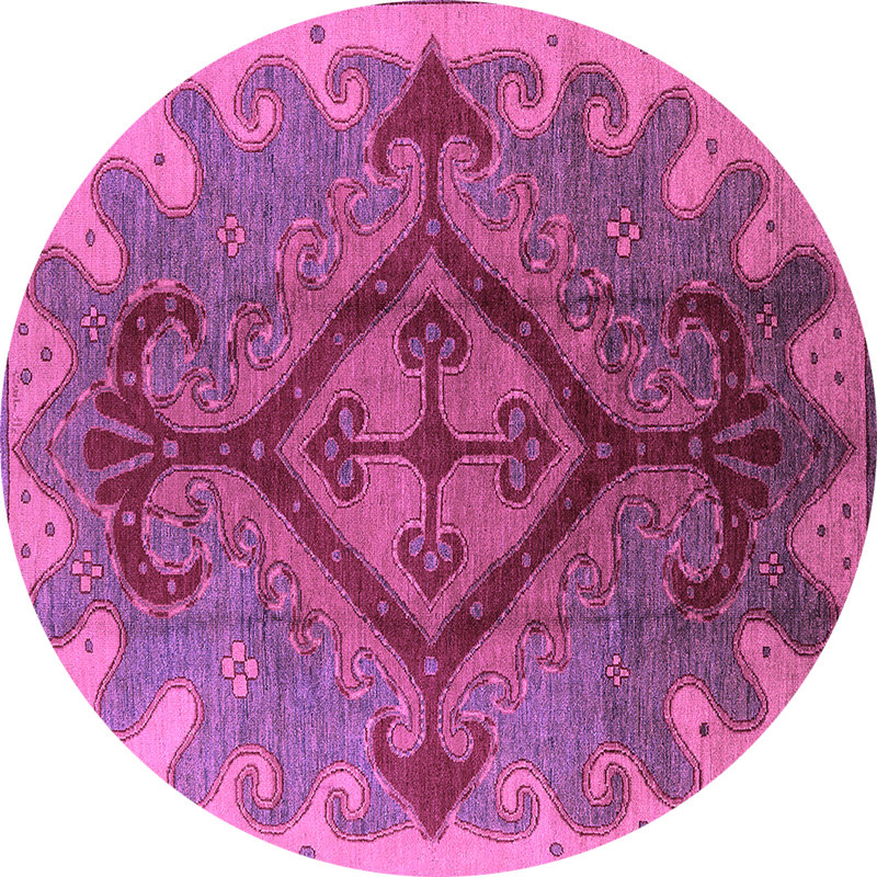 Oriental Indoor Rug, Round 3'