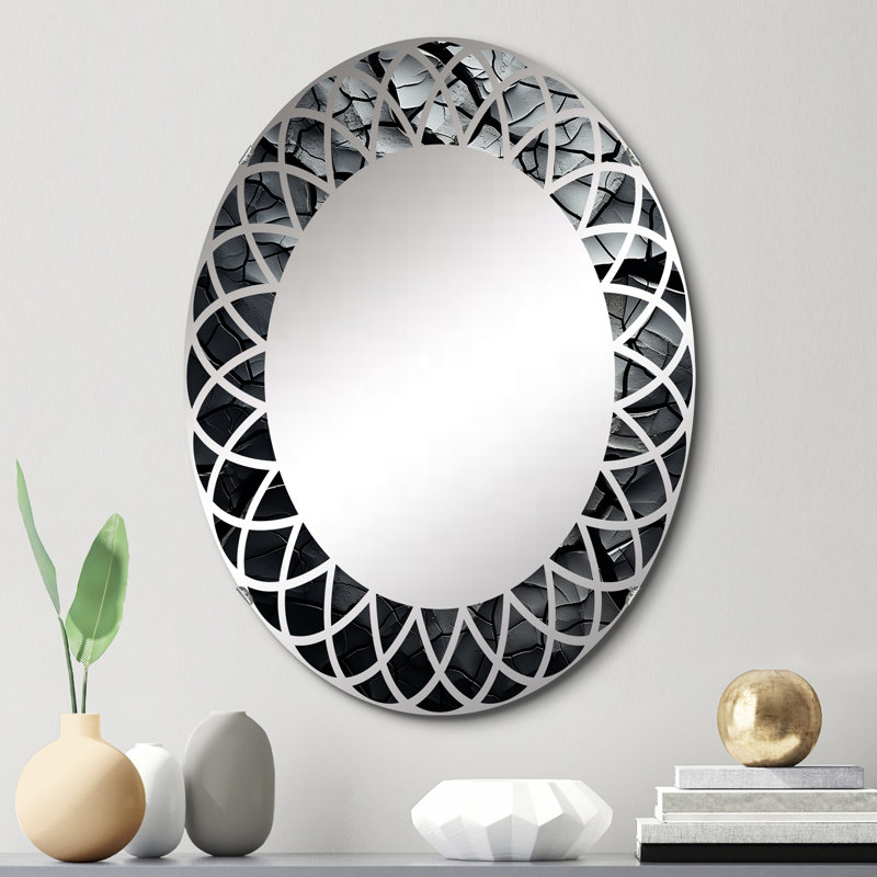 Gallichan - Miroir mural paysager ovale, 30 po x 20 po