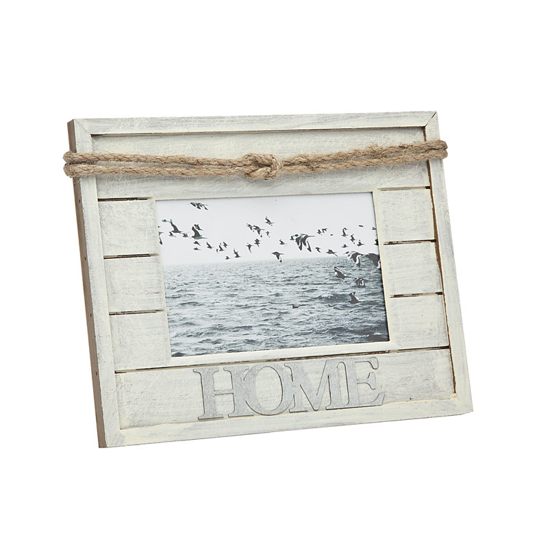 Natural Wood Embossed Picture Frame with Mat