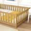 Lit de plancher avec clôture et porte, lit de plancher en bois d'hévéa avec barrières de sécurité-1373763216-1373763221