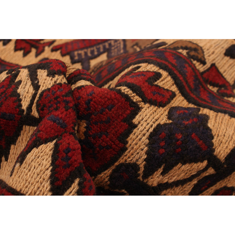 Tapis unique en laine noué à la main 4 pi 2 po x 6 pi 0 po New Age Signild