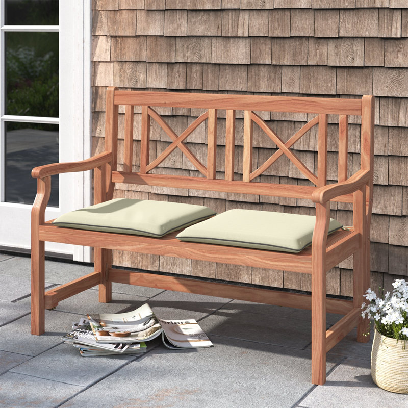 Sunbrella Outdoor 2'' Dining Chair Chair Pad, 2" H x 17" W x 17" D