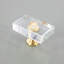 Rectangular Cabinet Knob with Brass Base-2140555917