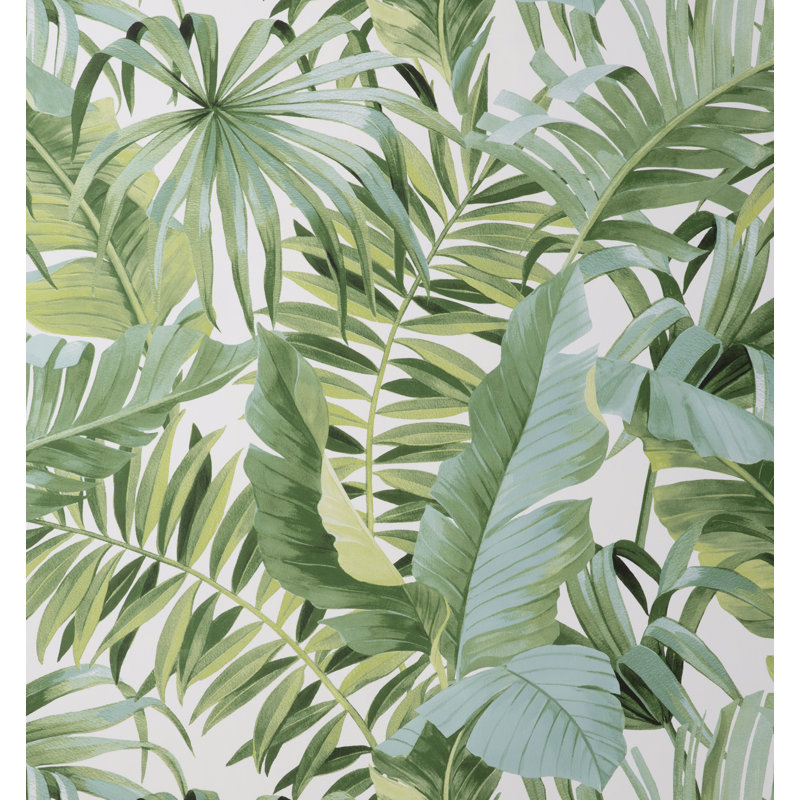 Maui Tropical Luxury Wallpaper, Green