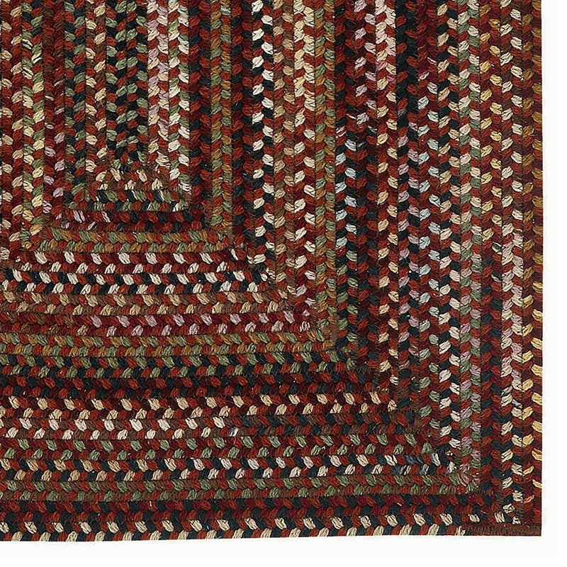 Fort Lupton Wool Indoor Rug, Concentric Rectangle 27" x 9' Runner