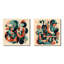 Colours Of Progress - ensemble de 2 collages carrés modernes Mid-Century-1694581602-1694581600
