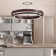 Reiser Dimmable 1-Light LED Chandelier with Remote Control