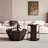 Octagonal Log Color  Rubber Wood Set Of Two Coffee Table, Coffee Table, Living Room Bedroom(Set Of Two Pieces)-886652435