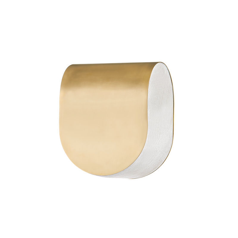Briarwood 1 Light Wall Sconce, Aged Brass