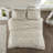 Auturo Taupe Tufted 100% Cotton Sateen 3-Piece Full/Queen Coverlet Set in Farmhouse Style-257804808-205371137