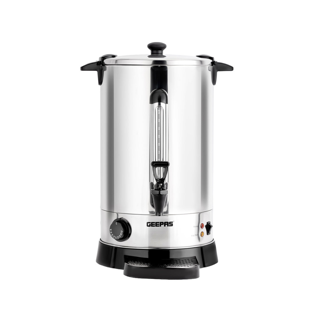 Geepas Unisex Silver 20L Hot Water Dispenser Catering Urn 1650W – Stainless Steel Tea Coffee Boiler W/ Keep Warm In - Image 4