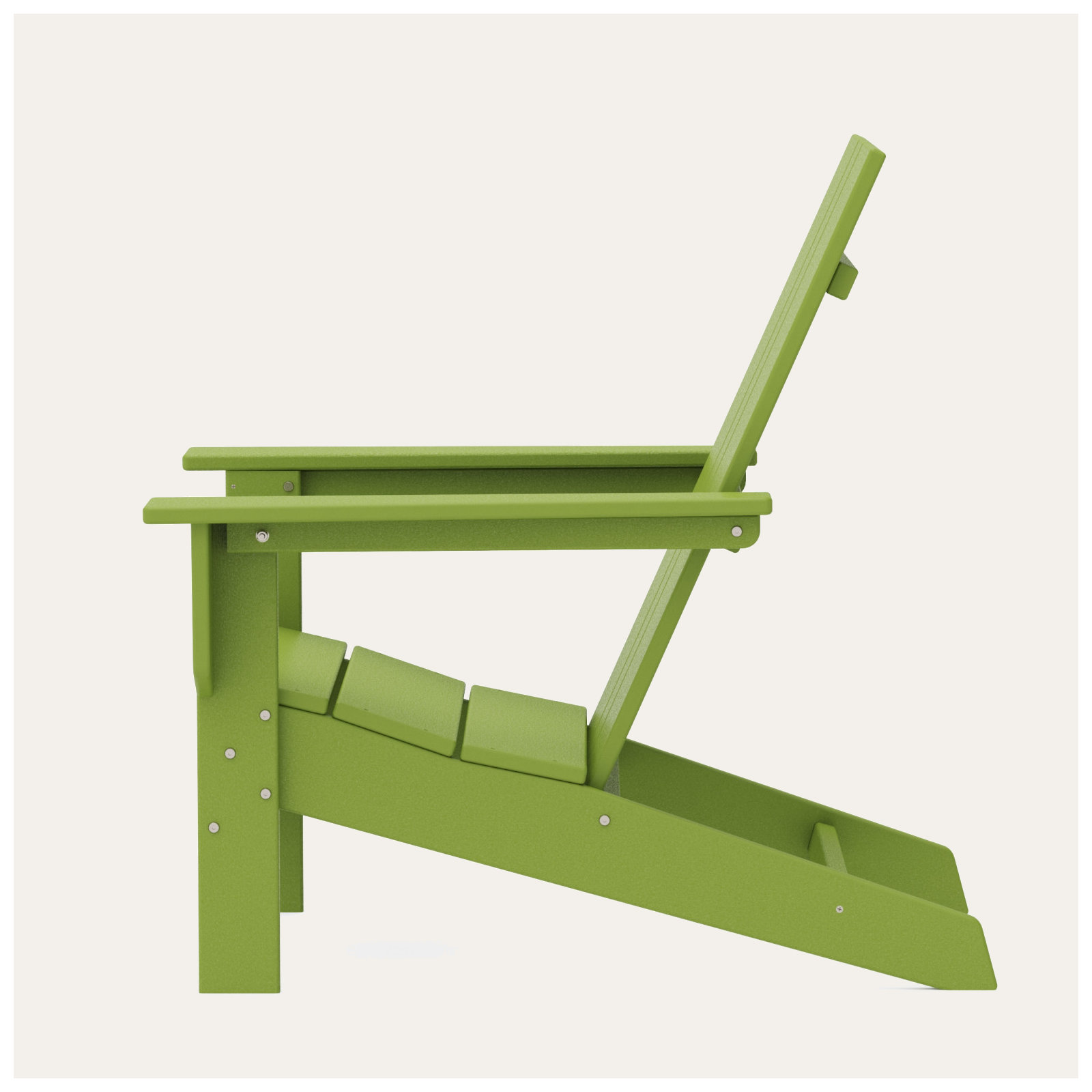 POLYWOOD x AllModern Plastic Adirondack Chair, Lime
