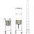 Telescoping Extension Ladder Multi-button Retraction 375 LBS-106755371-106755373