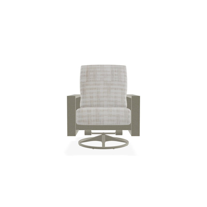 Larssen Outdoor Lounge Chair, Storm, Illusion Plaid Birch