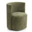 Chaises demi-tonneau avec roulettes H 29,5 po Kipp-1752500076