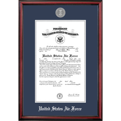 Air Force Certificate Petite Picture Frame