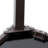 Square Glass Outdoor Side Table , 17.7 " W 17.7 " D