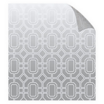 Abstract Non-Wall Damaging Window Decal