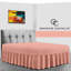 Percale Valance Sheet Polycotton Solid Colour Bed Sheet Single Double King Super King Machine Washable High Quality-19277570-19277566