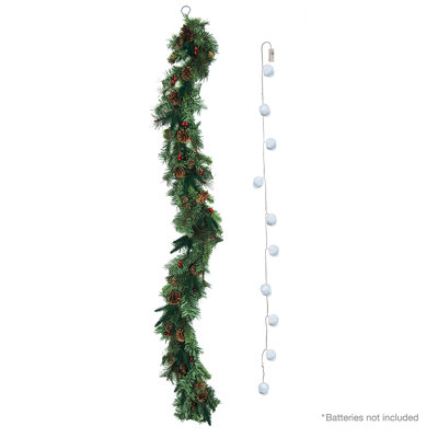 Ensemble de guirlandes de Noël 72 po
