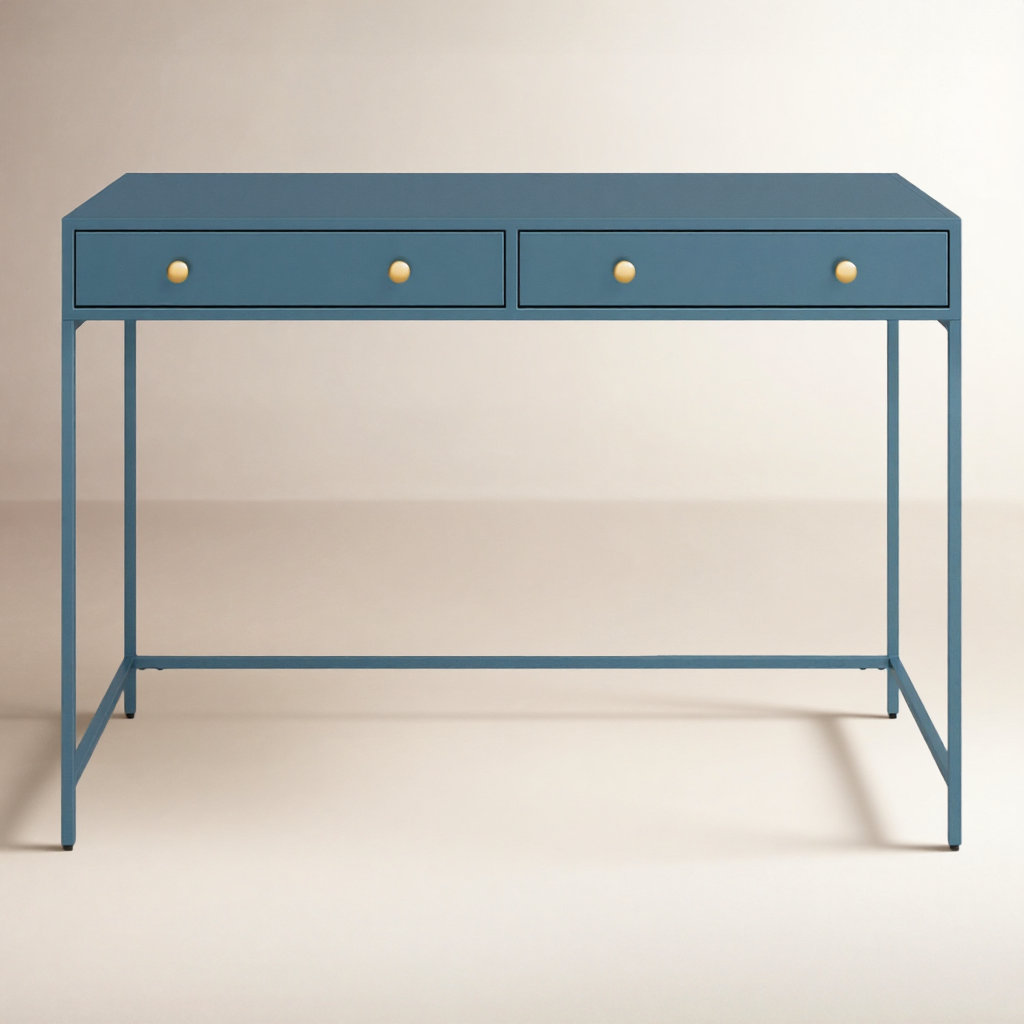 Springer 44" Writing Desk, Blue