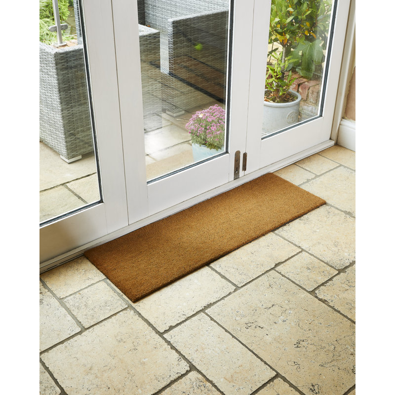 Calvete Non-Slip Solid Color Doormat, 1.5cm H x 45cm W x 120cm L